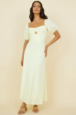 Celebration Of Us Maxi Dress Yellow