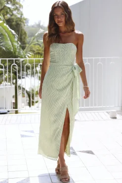 Celestial Event Maxi Dress Green
