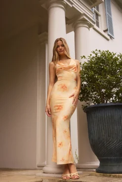 Chasing Sunlight Maxi Dress Orange