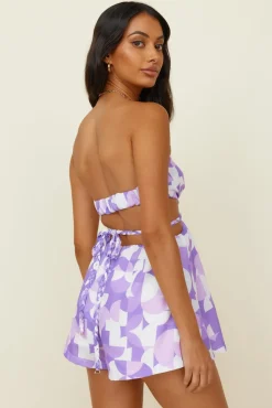 Chasing Sunshine Romper Purple