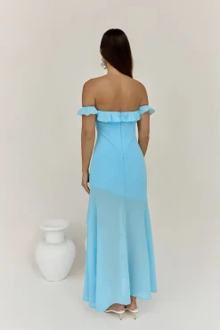 Chasing Waves Maxi Dress Blue