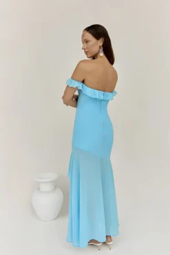 Chasing Waves Maxi Dress Blue