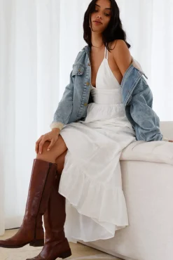 Chill Out Denim Jacket Blue