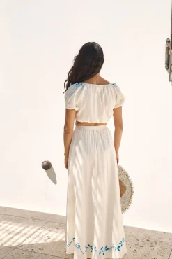 Ciao Bella Crop Top Beige