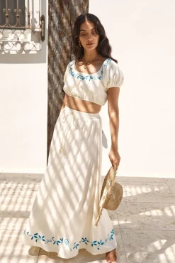 Ciao Bella Crop Top Beige