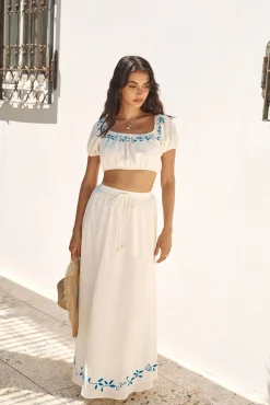 Ciao Bella Maxi Skirt Beige