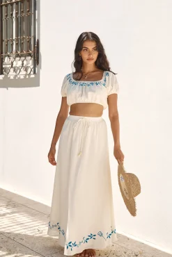 Ciao Bella Maxi Skirt Beige