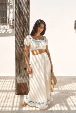 Ciao Bella Maxi Skirt Beige