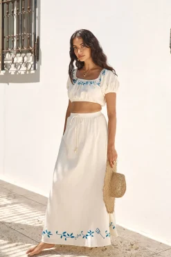 Ciao Bella Maxi Skirt Beige