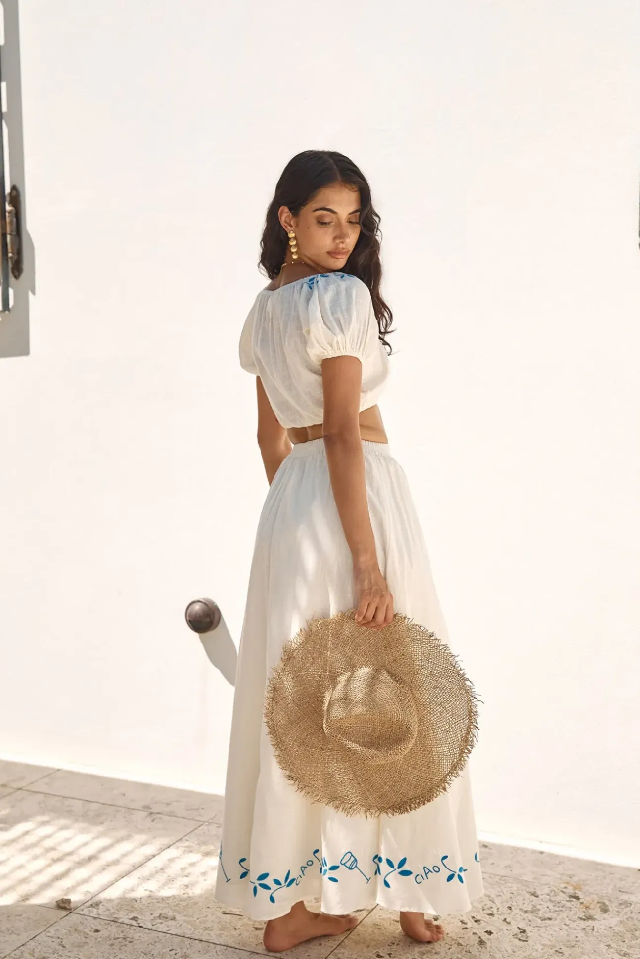 Ciao Bella Maxi Skirt Beige