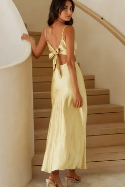 City Sunset Maxi Dress Yellow