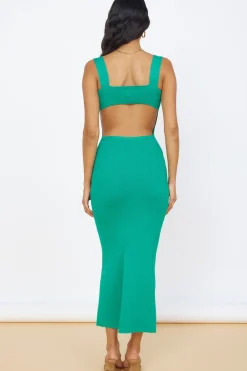Coastal Dreams Maxi Dress Green