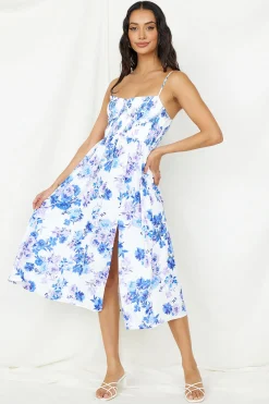 Coastal Living Midi Dress White