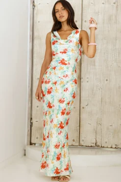 Coastal Maxi Dress Print