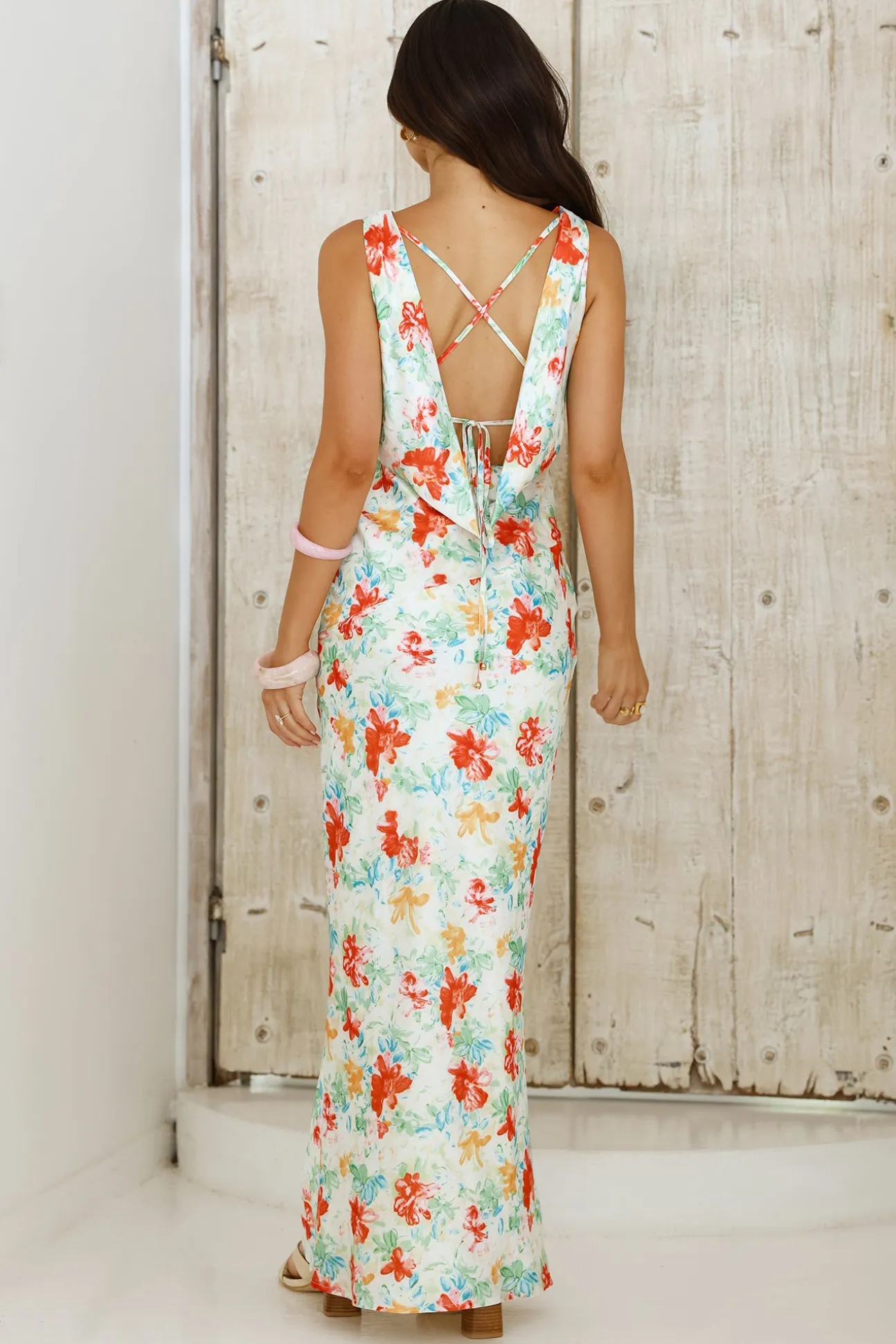 Coastal Maxi Dress Print