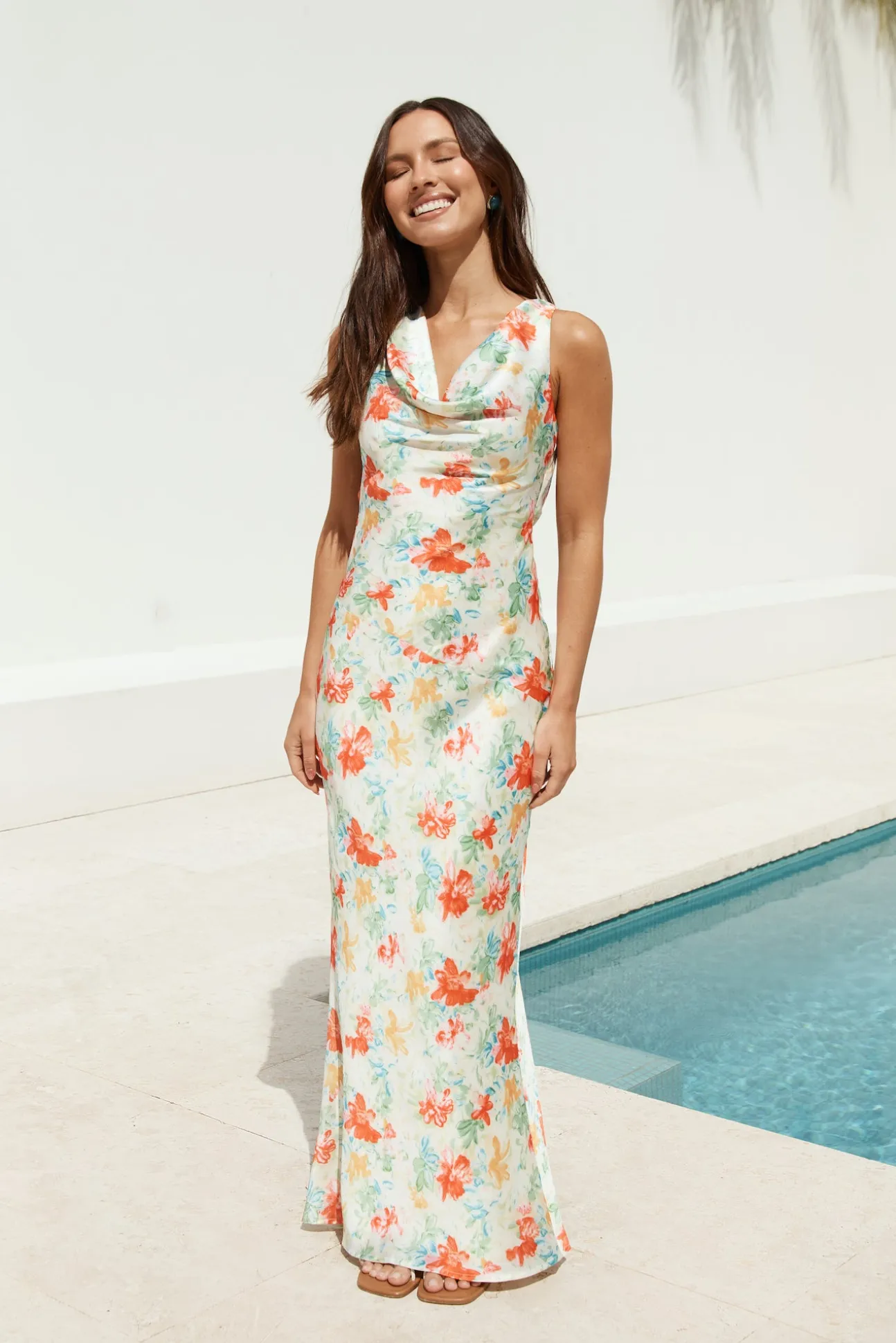 Coastal Maxi Dress Print