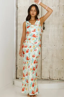 Coastal Maxi Dress Print