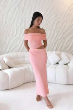 Coastal Reverie Maxi Dress Pink