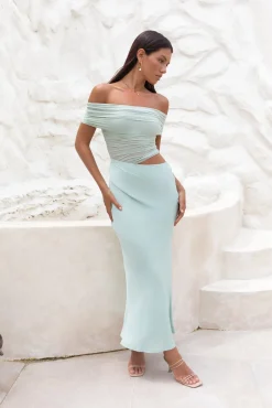 Coastal Reverie Maxi Dress Sage