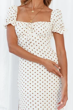Coffee And Pastries Midi Dress