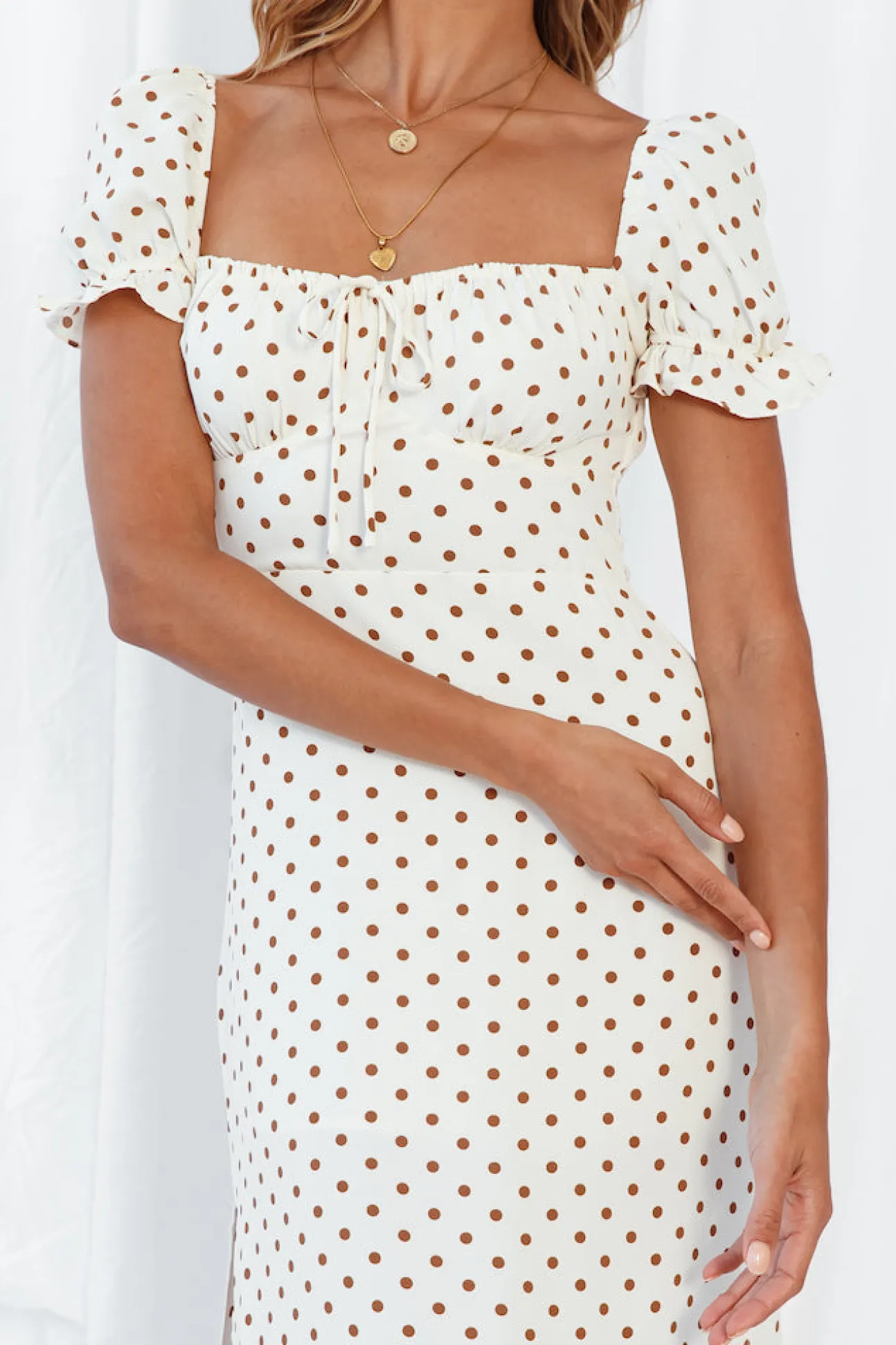 Coffee And Pastries Midi Dress