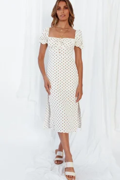 Coffee And Pastries Midi Dress