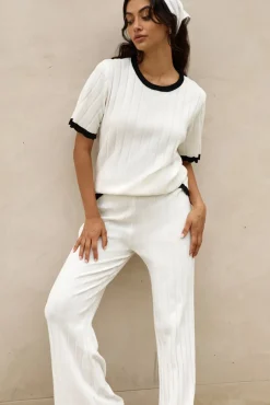 Colder Days Knit Top White