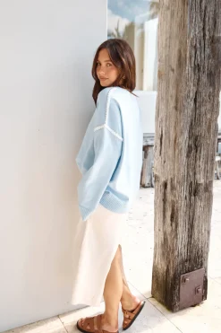 Cold Nights Sweater Blue