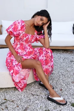 Confessions Of Love Maxi Dress Pink