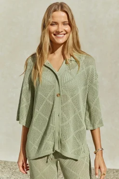 Coral Sands Top Green