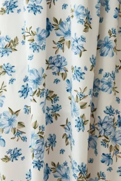 Cornflower Blooms Maxi Dress Blue