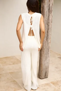 Cozy Evenings Pant White
