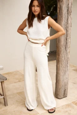 Cozy Evenings Pant White