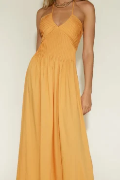 Cross My Heart Maxi Dress Orange