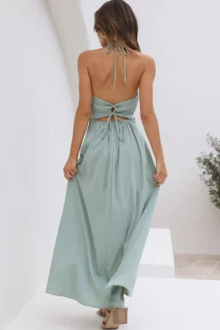 Cross My Heart Maxi Dress Sage