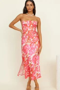Crystal Clear Maxi Dress Pink
