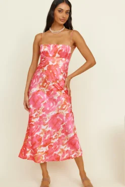 Crystal Clear Maxi Dress Pink