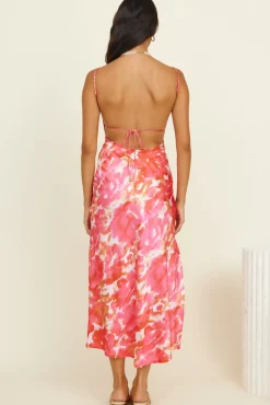 Crystal Clear Maxi Dress Pink