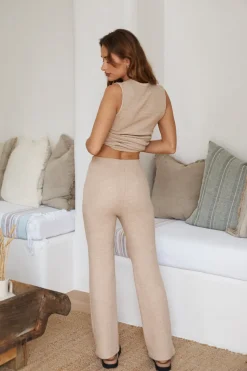 Cup Of Tea Vest Top Beige