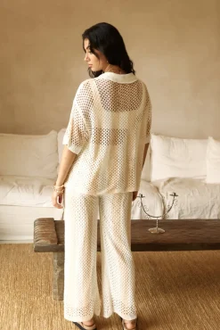 Cusp Of Wander Crochet Set Beige