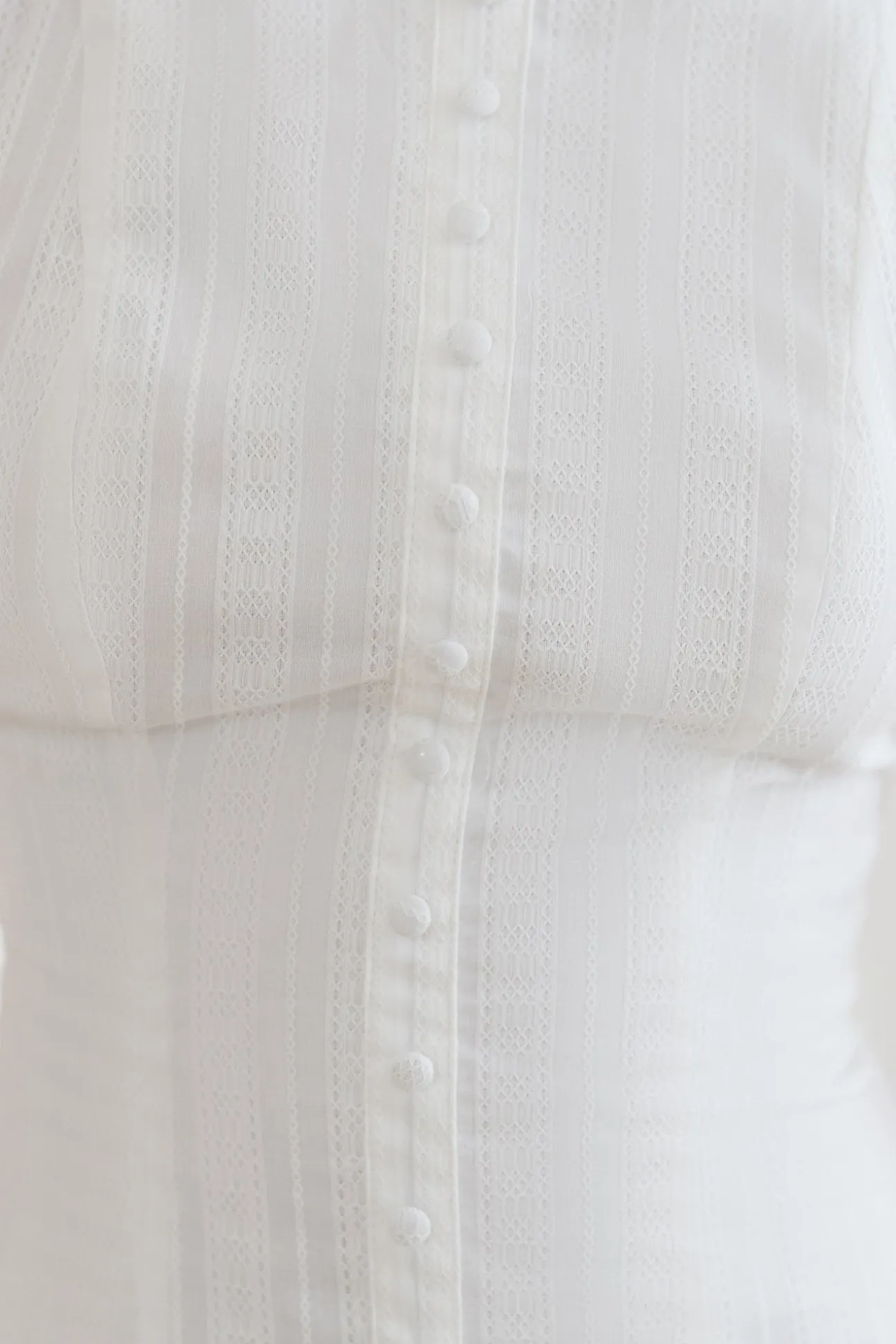 Dainty Style Mini Dress White