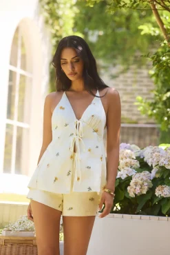 Daisy Days Shorts Yellow