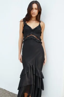 Dance Away Maxi Dress Black