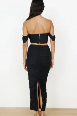 Dance Darling Maxi Skirt Black