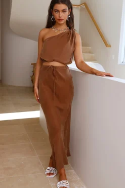 Dandelion Dreaming Skirt Brown