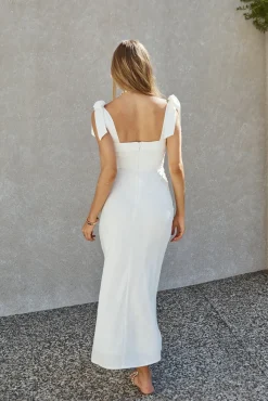 Daphne Maxi Dress White