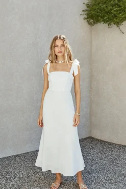 Daphne Maxi Dress White