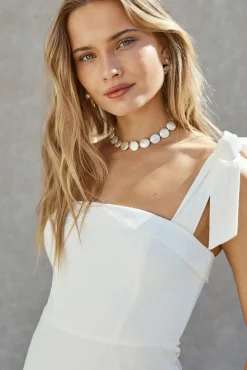 Daphne Maxi Dress White