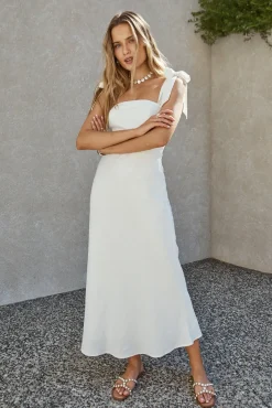 Daphne Maxi Dress White