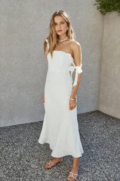 Daphne Maxi Dress White